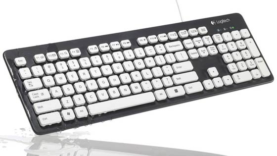 logitech waterproof washable k310 usb keyboard