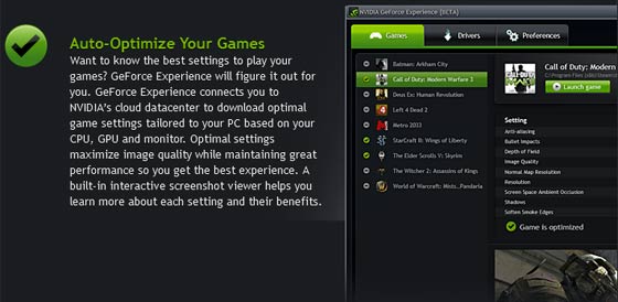 NVIDIA GeForce Experience Beta Now Improved And Open To All - Graphics ...