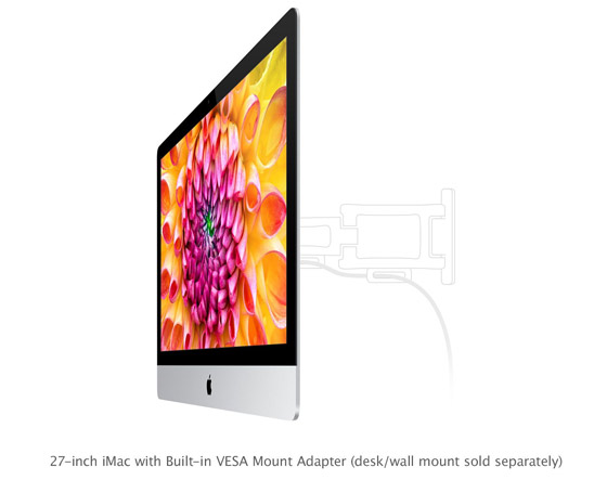 Apple Imac Updated With Vesa Compatible Wall Mounted Models