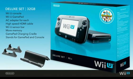 Console Nintendo Wii U 32 Go noire - 'Nintendo Land' premium pack