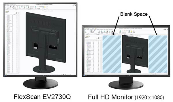 EIZO intros the FlexScan EV2730Q 26.5-inch square monitor