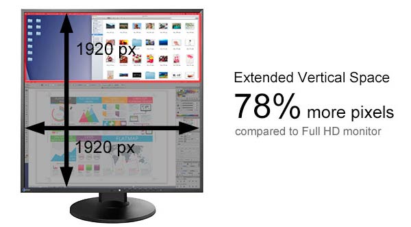 EIZO intros the FlexScan EV2730Q 26.5-inch square monitor
