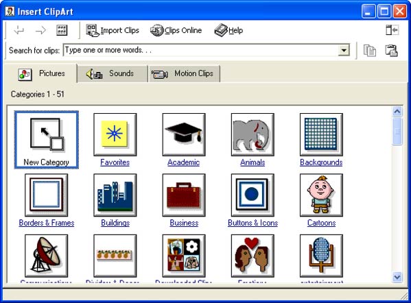 clipart in office 2007 - photo #29