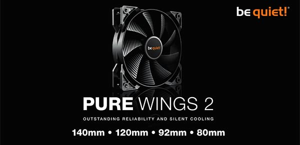 Ventilateur PC Pure Wings 2 80 mm - Ventilateurs PC