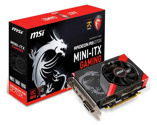 MSI launches an AMD R9 270X Mini-ITX 