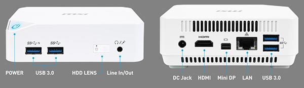 MSI Cubi Mini PC with Intel Core i3-5005U Broadwell Processor