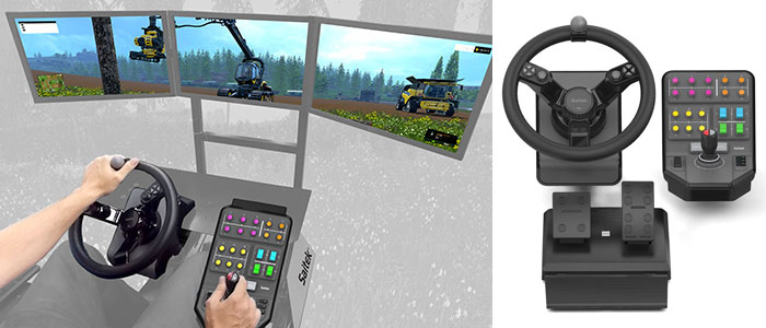 Farming Simulator 2015 - now the Saitek Farm Sim Wheel optimized for Mac OS  X