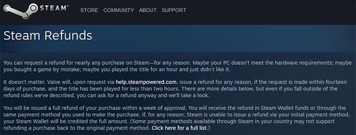 In Advance Of Upcoming Steam Summer Sale, Valve Introduces Steam Refunds –  Techgage