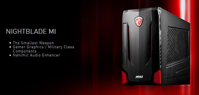 Meaningful metal Voyage MSI launches 10 litre Nightblade MI gaming PC - Systems - News - HEXUS.net