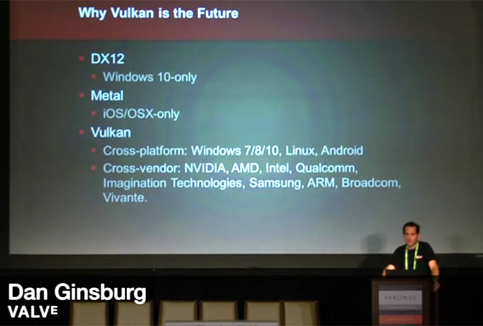 Valve: DirectX 12 does not make a lot of sense, Vulkan does