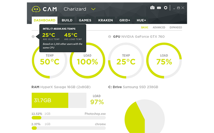 Hexus Net Video Nzxt Demos Free Cam 3 0 Hardware Monitoring Utility