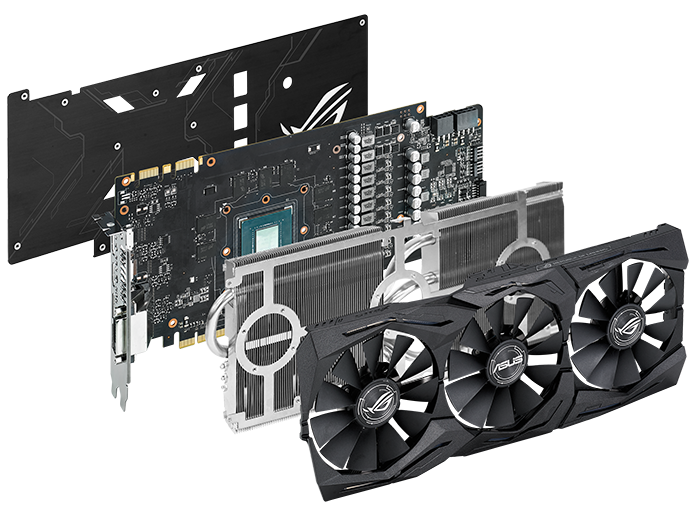 Review: Asus GeForce GTX 1080 ROG Strix Gaming A8G - Graphics