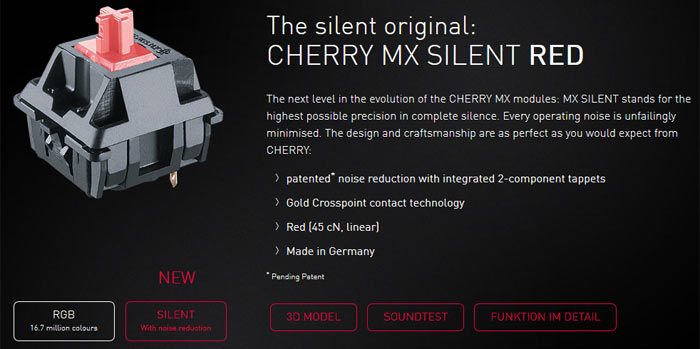 Cherry MX silent switches launched - - News - HEXUS.net
