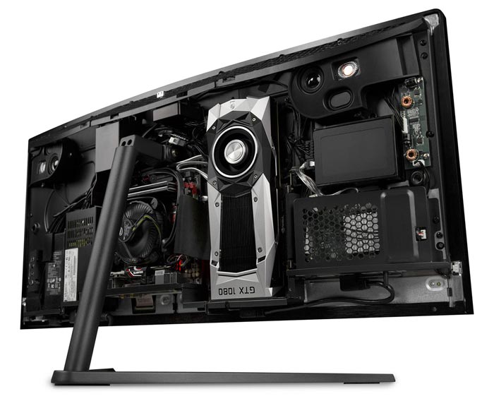 gaming pc inside monitor