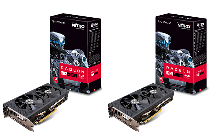 Sapphire Radeon RX 480 Nitro 4GB 