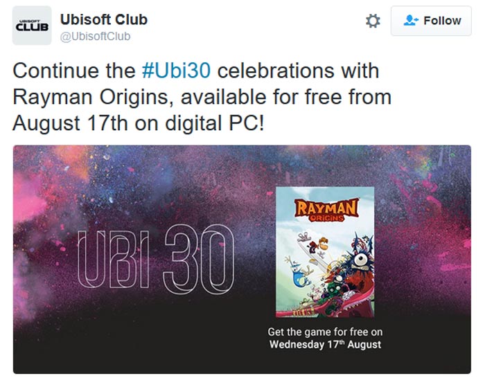 You Can Grab Rayman Origins Pc For Free Next Week Via Uplay Pc News Hexus Net