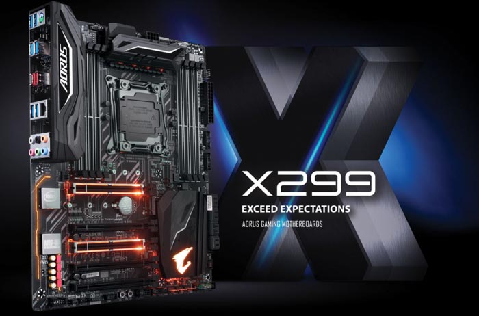 Gigabyte unveils its Intel X299 AORUS gaming motherboards - Mainboard