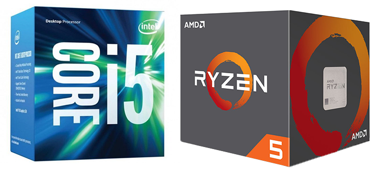 Amd ryzen 5 discount o core i5