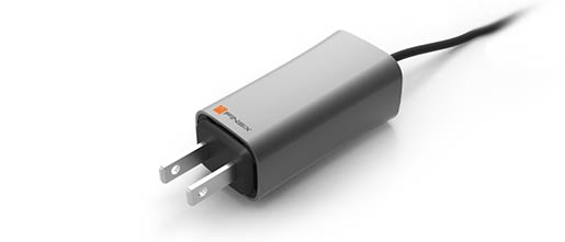 FINsix laptop power supply is a quarter size of traditional models ...