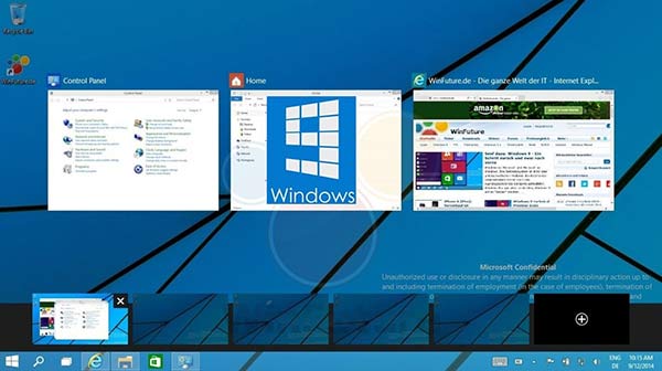 Windows 9 notification centre and virtual desktops demonstrated ...