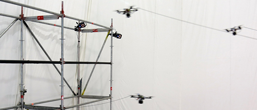 Watch as a trio of flying drones build a working rope bridge - Gadgets ...