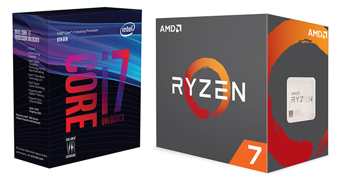 QOTW Intel Core i7 8700K or AMD Ryzen 7 1800X CPU Feature