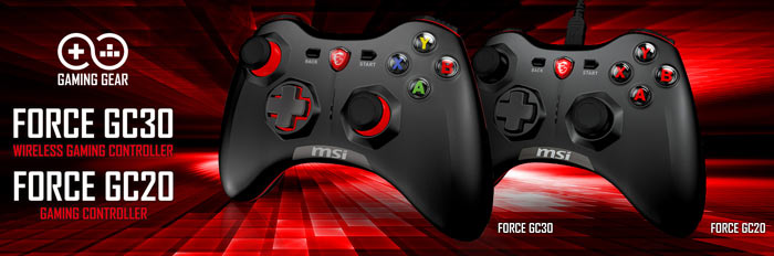 MSI announces Force and GC30 games controllers Hardware - News - HEXUS.net