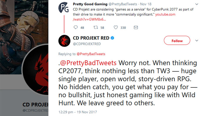 Projekt Red claims that "we leave to others" - Industry - News - HEXUS.net