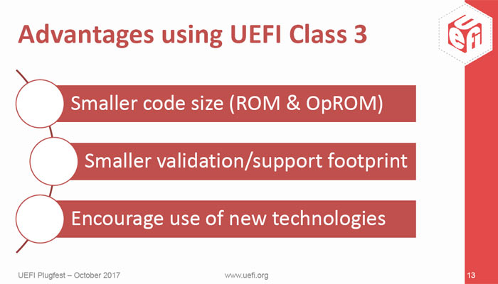 advantages of uefi windows 10