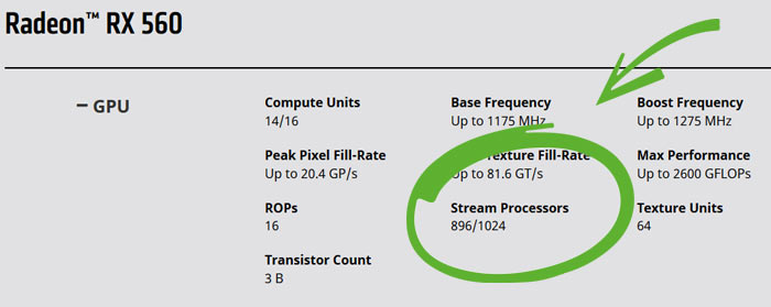 AMD adjusts Radeon RX 560 stream processor spec - Graphics - News -  