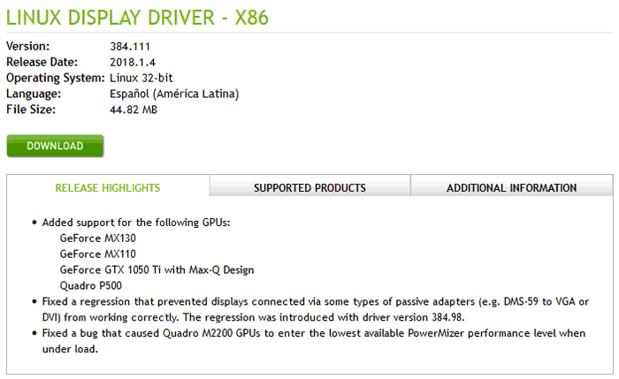 Mx130 driver online