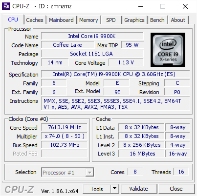 Intel Core i9-9900K overclocked beyond 7.6GHz - CPU - News - HEXUS.net