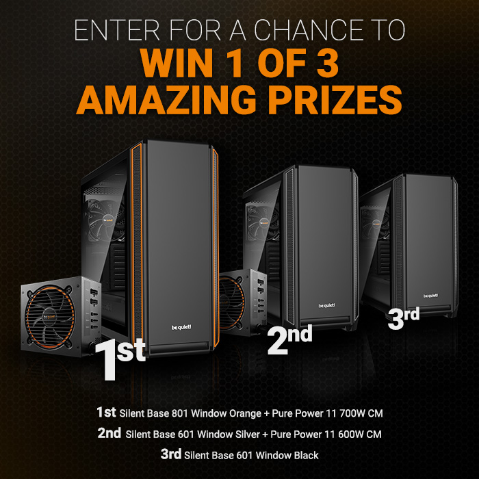 Win one of three be-quiet! Silent Base chassis - Chassis - Feature
