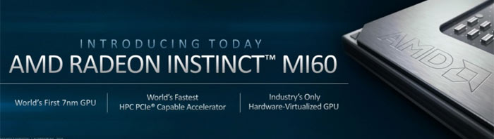 AMD Radeon Instinct MI60 and MI50 accelerators announced