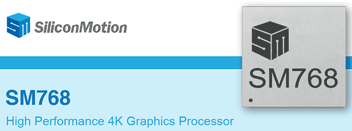 Silicon motion. Sm768.