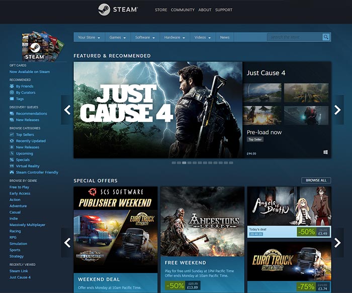 Valve launches redesigned Steam store