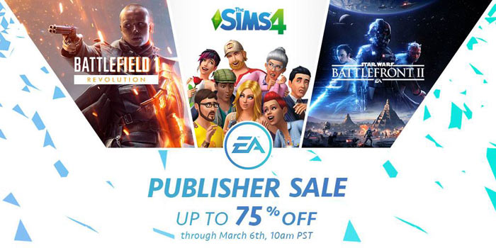 EA Publisher Sale offers deep discounts via Origin store ...