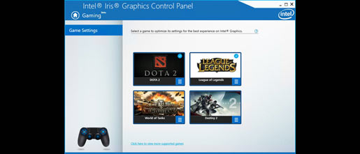 Intel Graphics Control Panel updated to optimize games ...