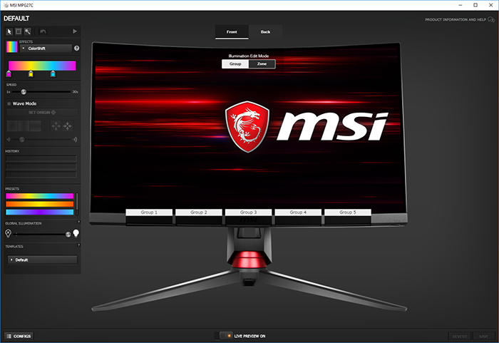 Msi optix g32 series настройка монитора