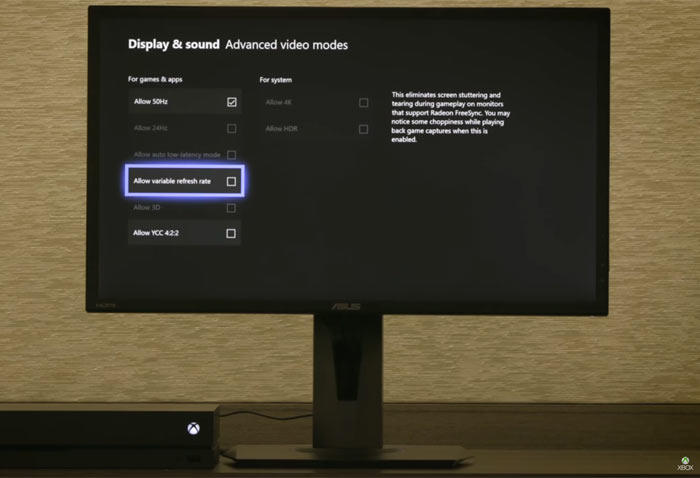 Freesync Support Comes To Microsoft S Xbox One Xbox News Hexus Net
