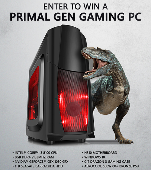 Hexus: Win a DinoPC Primal GEN Intel Gaming PC