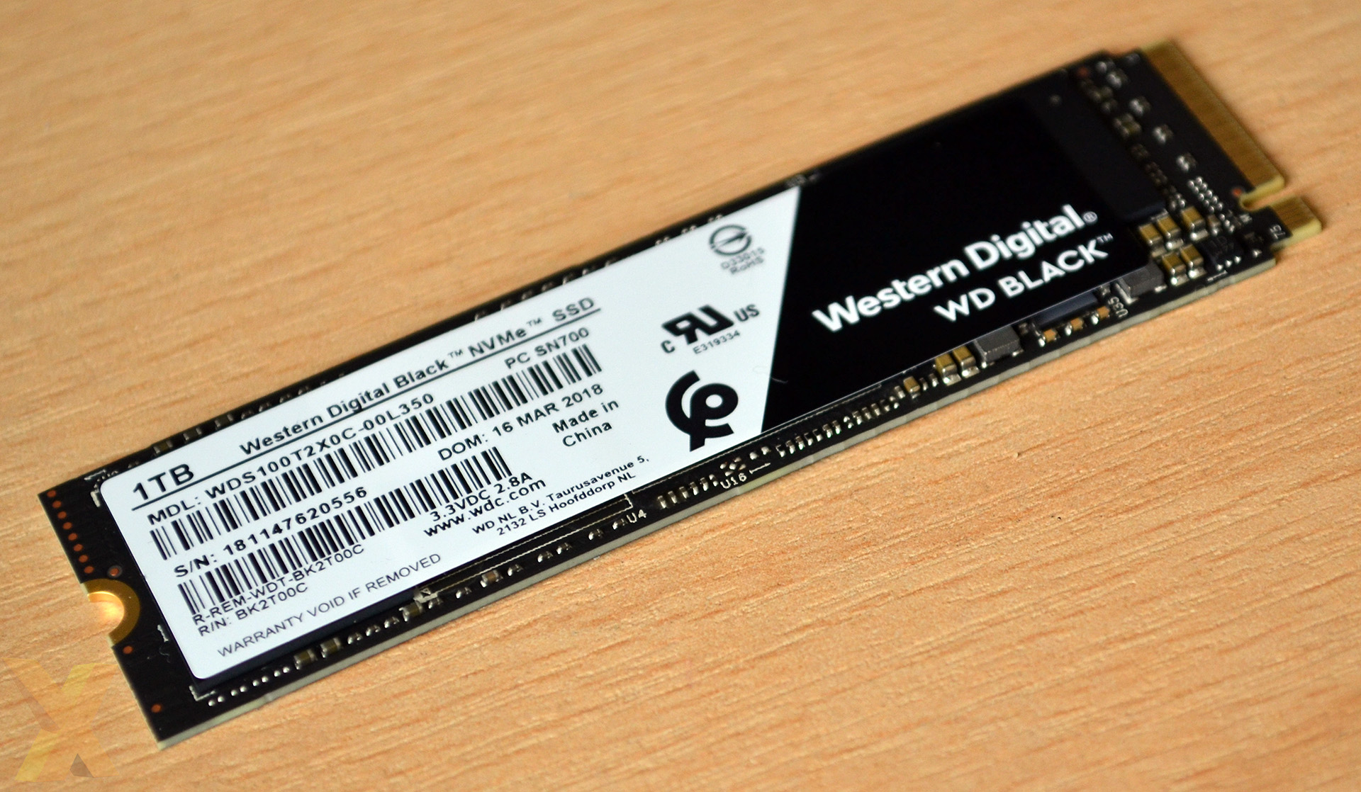  WD Black 256GB Performance SSD - 8 Gb/s M.2 PCIe NVMe