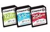 Kingston Canvas Flash memory cards target three use profiles