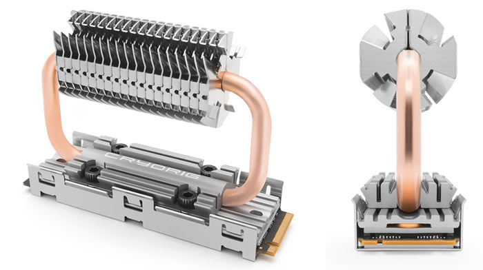 Cryorig Frostbit is a dual heatpipe M.2 NVMe SSD cooler - Cooling - News -  HEXUS.net