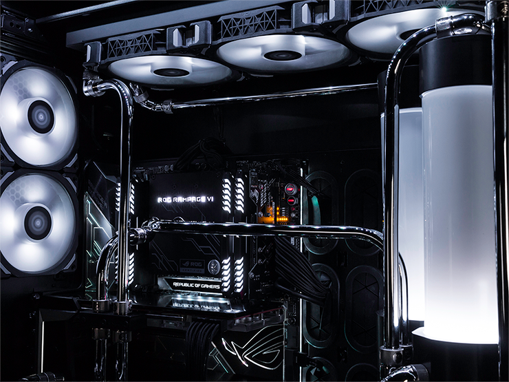 corsair obsidian 1000d radiator support