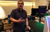 Aerocool demos its motorised Gaming Desk