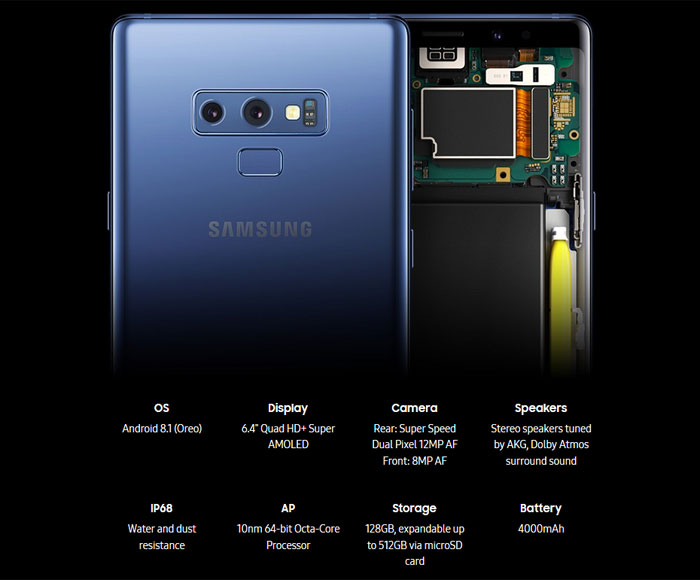 Samsung launches the Galaxy Note9 with 6.4-inch screen - Mobile Phones -  News 