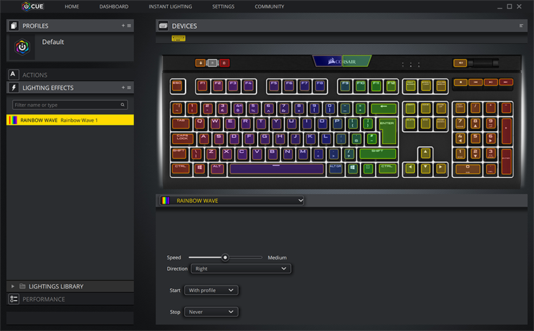 corsair strafe rgb color profiles