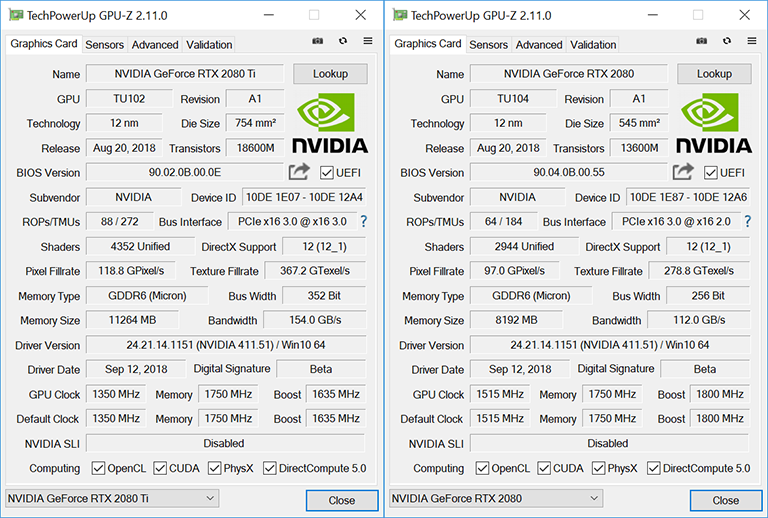Zwakheid beoefenaar Typisch Review: Nvidia GeForce RTX 2080 Ti and RTX 2080 - Graphics - HEXUS.net -  Page 3