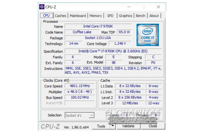 Intel Core i7-9700 Specs  TechPowerUp CPU Database